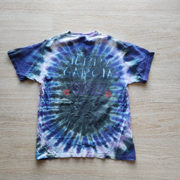 Vintage'95 Jerry Garcia Grateful Dead T-Shirt Not Fade Away Tie Dye - Picture 2 of 9